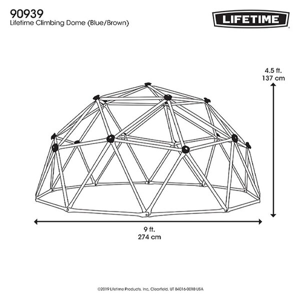 Otroško plezalo Lifetime Geodome (274 x 274 x 137 cm)