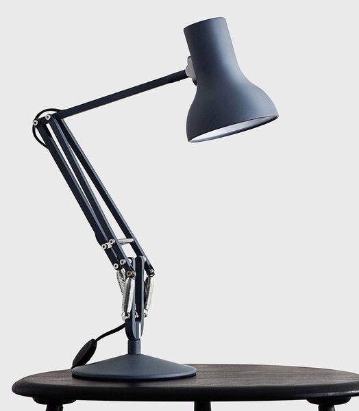 Anglepoise Type 75 Mini namizna svetilka skrilavcasto siva