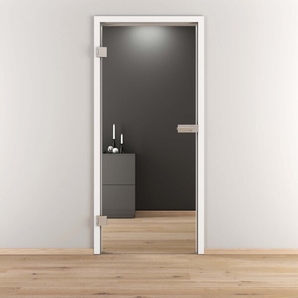 Podboj za steklena vrata Diamond Doors (850 x 2000 x 100, bela, leva)