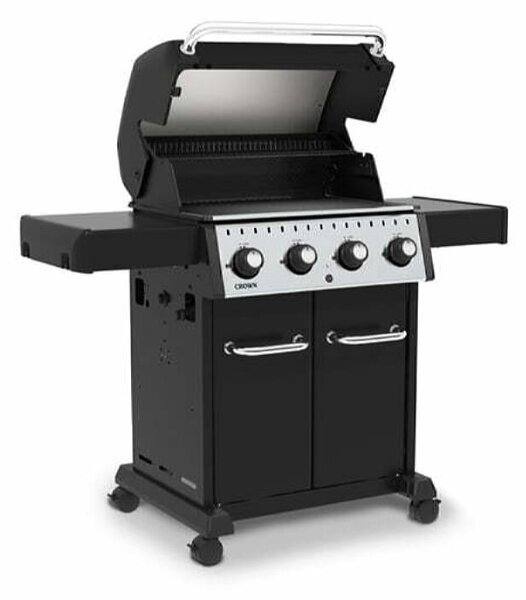 Plinski žar Broil King Crown 420 (4 gorilniki, skupna moč 11,4 kW, 65 x 44 cm površina za peko)