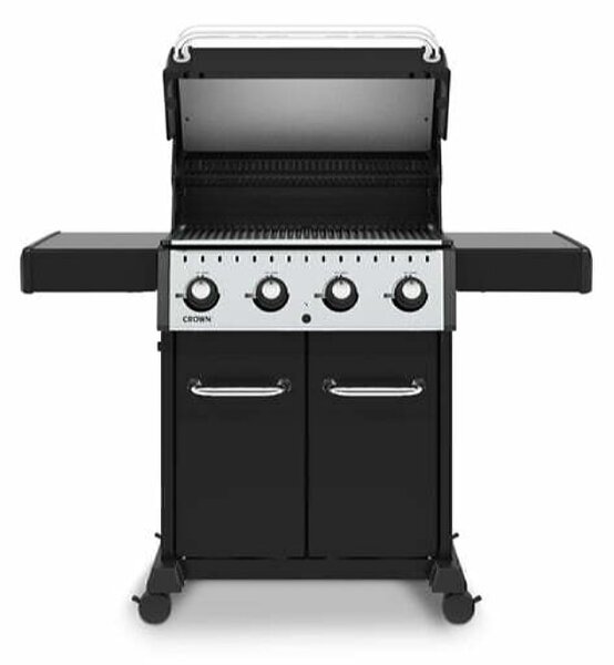 Plinski žar Broil King Crown 420 (4 gorilniki, skupna moč 11,4 kW, 65 x 44 cm površina za peko)