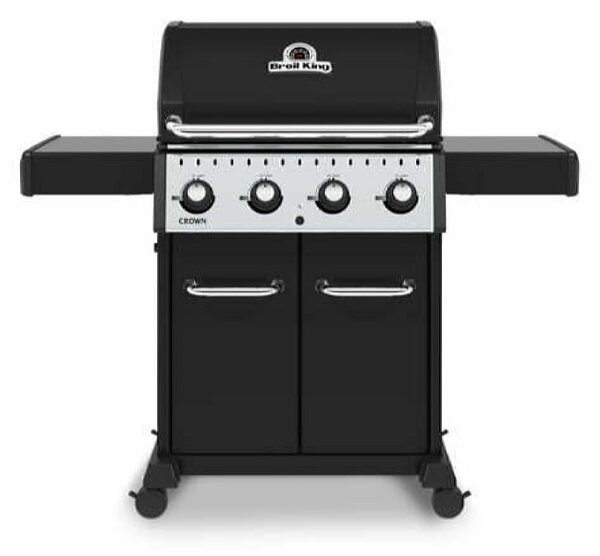 Plinski žar Broil King Crown 420 (4 gorilniki, skupna moč 11,4 kW, 65 x 44 cm površina za peko)