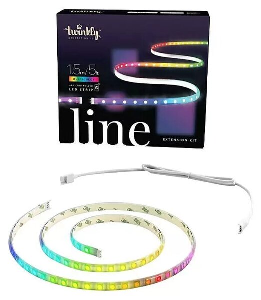 Set za podaljšanje LED traku Twinkly Line (RGB, 1,5 m, bela)