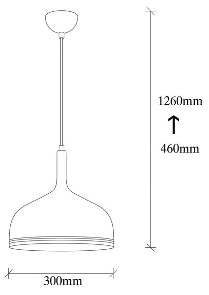 Obesek Berceste 187-S, bela/zlata, kovina, Ø 30 cm