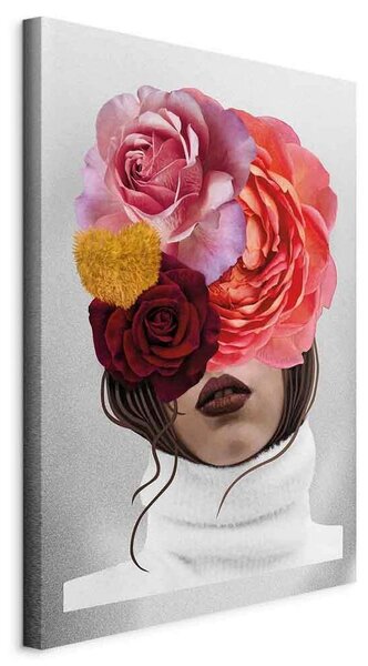Artgeist Slika Na Platnu White Turtleneck