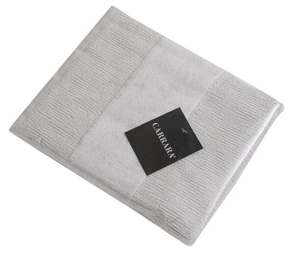 Set brisač CARRARA 30x30 cm svetlo siva 100% bombaž, 3 kosi