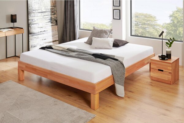 FUTONSKA POSTELJA 180 cm x 220 cm , les bukev (jedrovina)