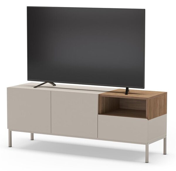 Kremno bela TV omarica 140x55 cm Cailin – Marckeric