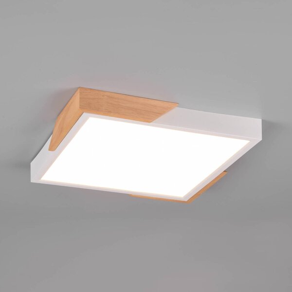 Meta LED stropna svetilka, 31,5x31,5 cm, 3.000K, bela