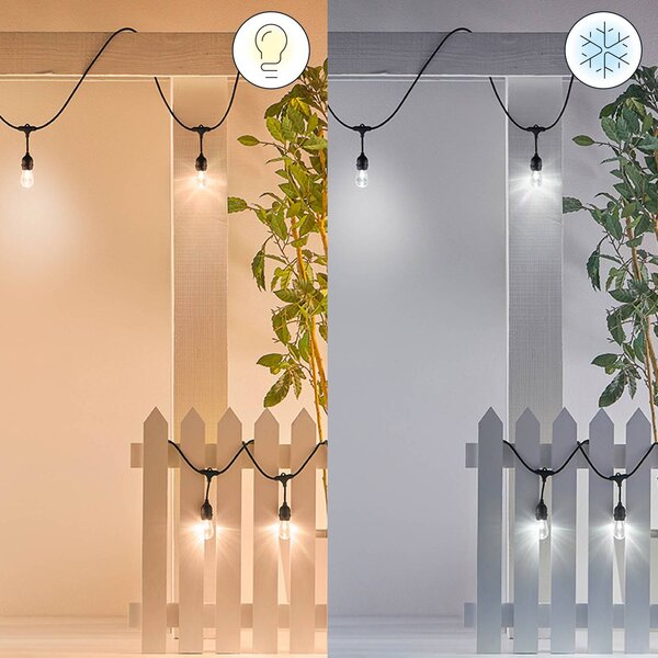 WiZ String Lights LED zunanja svetlobna veriga, 14,8 m, CCT, RGB