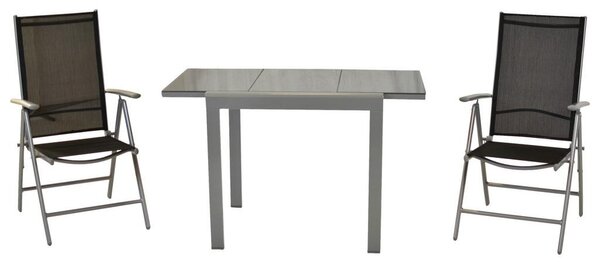 Gardenson Vrtni Set Amalfi, 3-Delno, Črna