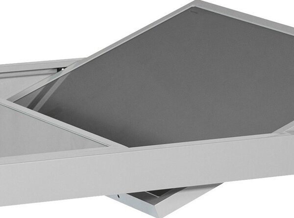 Gardenson Raztegljiva Vrtna Miza Ambia, Steklo, Aluminij, 160-220x90