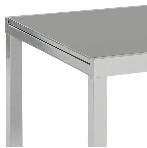Gardenson Raztegljiva Vrtna Miza Ambia, Steklo, Aluminij, 200-300x110