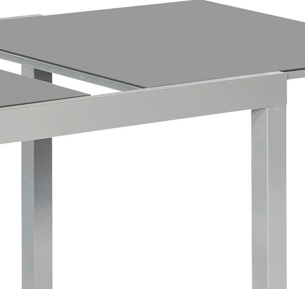 Gardenson Raztegljiva Vrtna Miza Ambia, Steklo, Aluminij, 200-300x110
