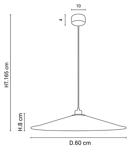 MARKET SET Sonia Laudet viseča svetilka Ø 60cm curry