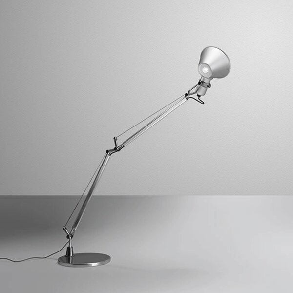 Namizna svetilka Artemide LED Tolomeo Midi, 2.700 K, aluminij