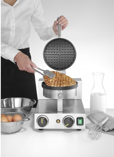 Okrogel Pekač za Vaflje, 230V/1000W, (250x491x285mm)