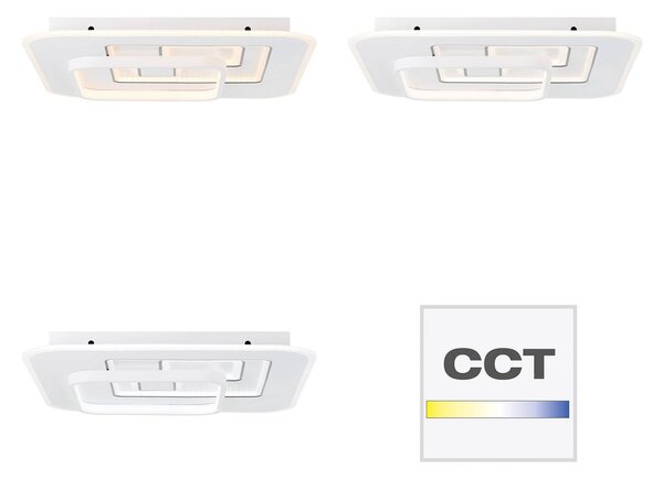 LED stropna svetilka Furtado, pravokotna