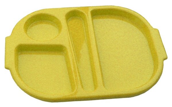 Predelni Pladenj za Obroke, Polikarbonat, 280x230mm