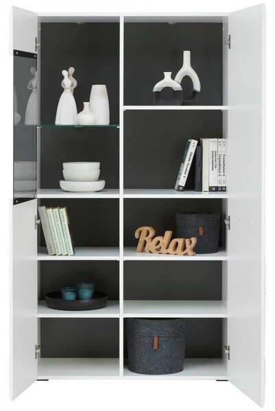 Hom`in Vitrina Avanti, Antracit, Bela