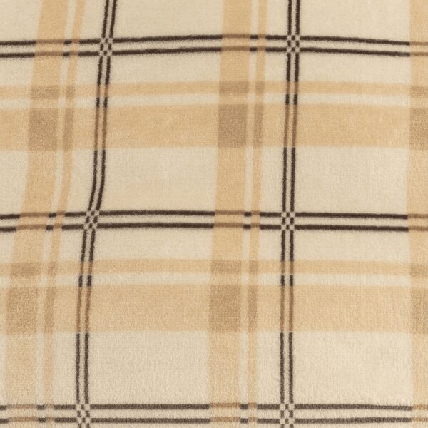 Mikropliš odeja PLAID, kremna Dimenzije: 150 x 200 cm