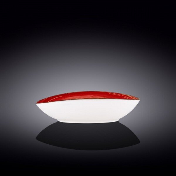 Ovalna Skleda Spiral, Porcelan, 250x165x60mm