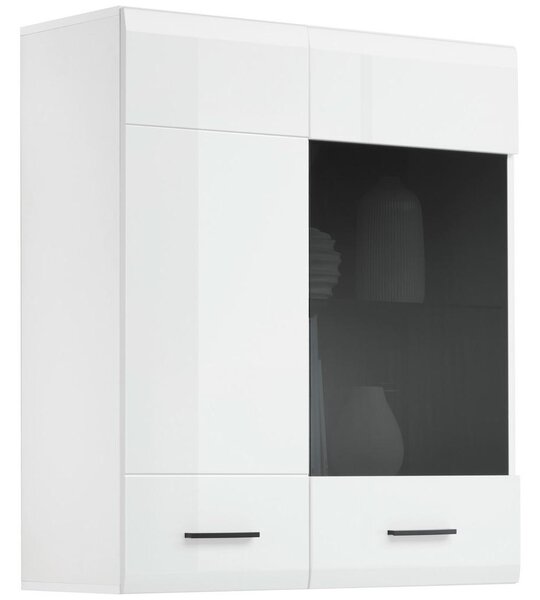 Hom`in Viseča Vitrina Avanti, Antracit, Bela