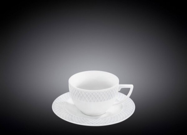 Set 6 Skodelic in Podstavkov za Kavo Julia, Porcelan, 90ml