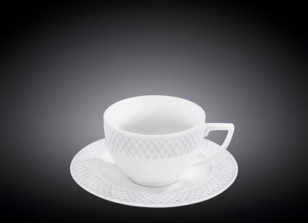 Skodelica in Podstavek za Čaj Julia, Porcelan, 240ml