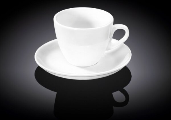 Skodelica in Podstavek, Porcelan, 190ml