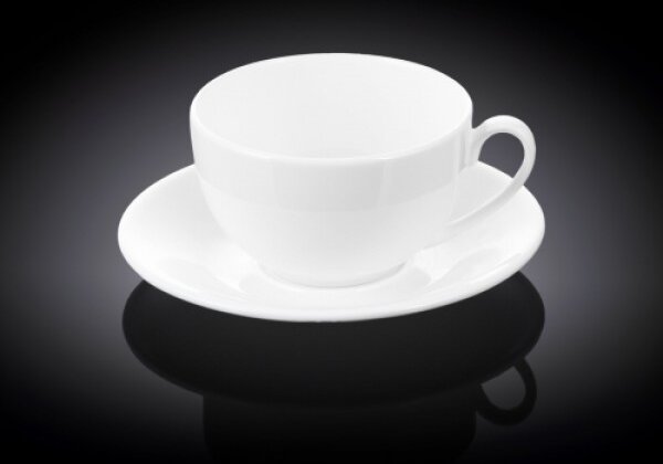 Skodelica in Podstavek, Porcelan, 250ml