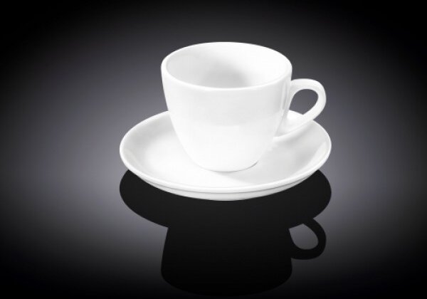 Skodelica in Podstavek, Porcelan, 75ml
