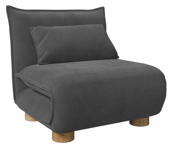Bessagi Home Fotelj S Funkcijo Ležišča Bella, Temno Siva