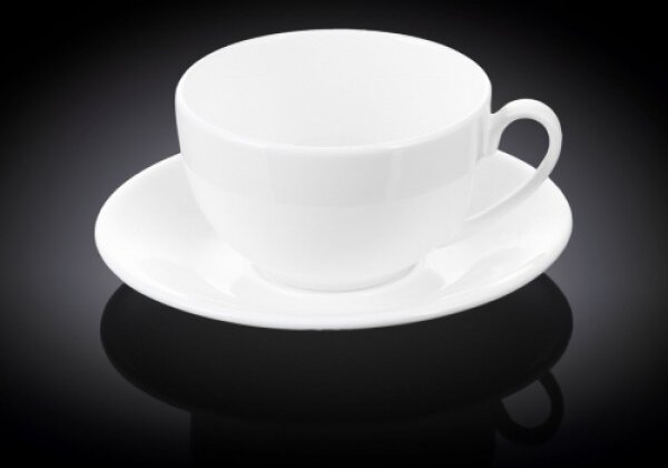 Skodelica in Podstavek, Porcelan, 400ml