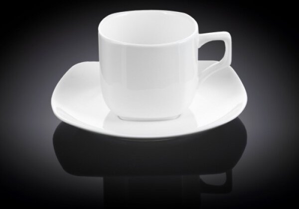 Skodelica in Podstavek, Porcelan, 200ml