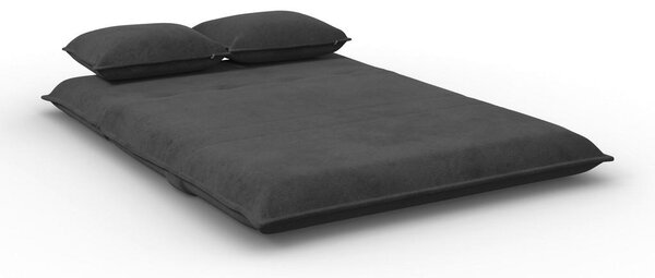 Bessagi Home Dvosed Z Ležiščem Macy, Temno Siva