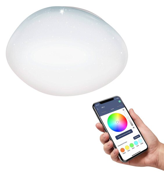 EGLO connect Sileras-Z LED stropna svetilka Ø60cm