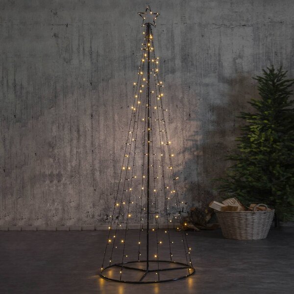 LED zunanja dekoracija Light Tree, LED diode delno utripajo