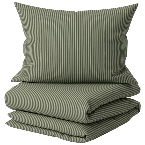 Bombažna posteljnina SOFT STRIPES zelena Dimenzije posteljnine: 70 x 80 cm | 140 x 200 cm