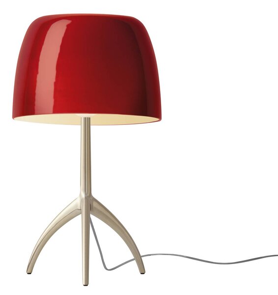 Foscarini Lumiere grande krem/rdeča z možnostjo zatemnitve