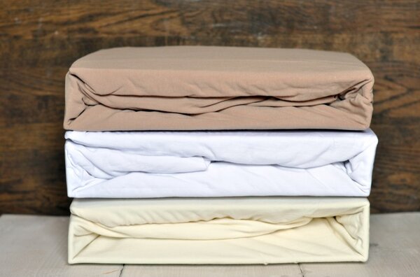 Posteljnina bela Superstretch EMI, Ponjava 90 (100)x200