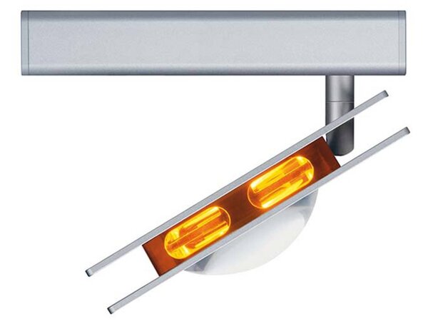 GRIMMEISEN Slide Movex LED spot 80°/80° dimm bela