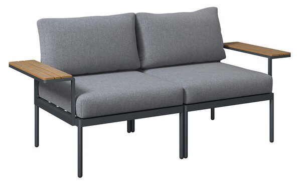 LOUNGE GARNITURA tkanina jeklo