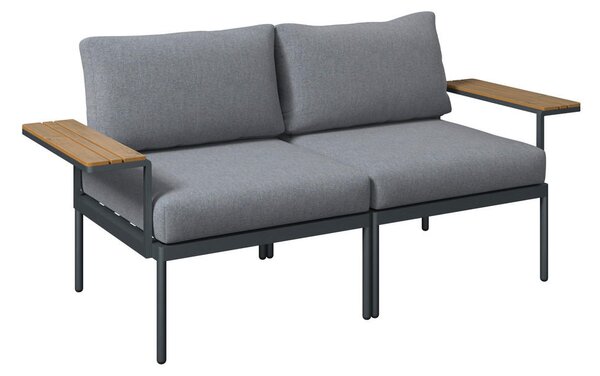 LOUNGE GARNITURA tkanina jeklo