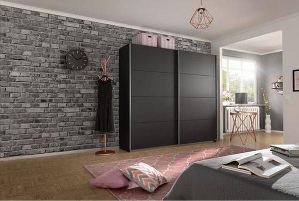 Modern Living Omara Z Drsnimi Vrati Belluno, Siva