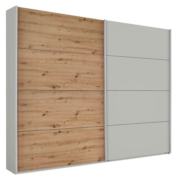Modern Living Omara Z Drsnimi Vrati Feldkirch, Siva, Barva Hrasta