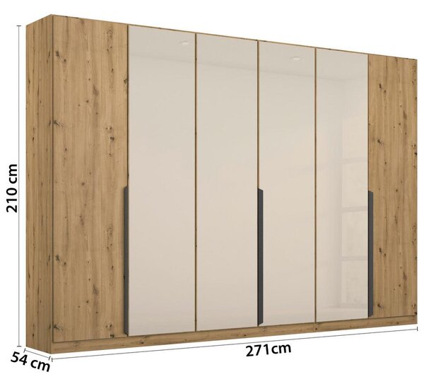 Modern Living Omara S Klasičnimi Vrati Artemis, Barva Šampanjca