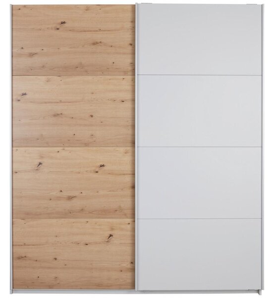 Modern Living Omara Z Drsnimi Vrati Feldkirch, Siva, Barva Hrasta