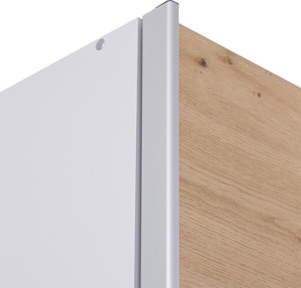 Modern Living Omara Z Drsnimi Vrati Feldkirch, Siva, Barva Hrasta
