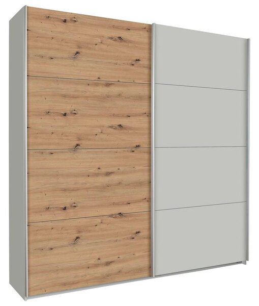 Modern Living Omara Z Drsnimi Vrati Feldkirch, Siva, Barva Hrasta